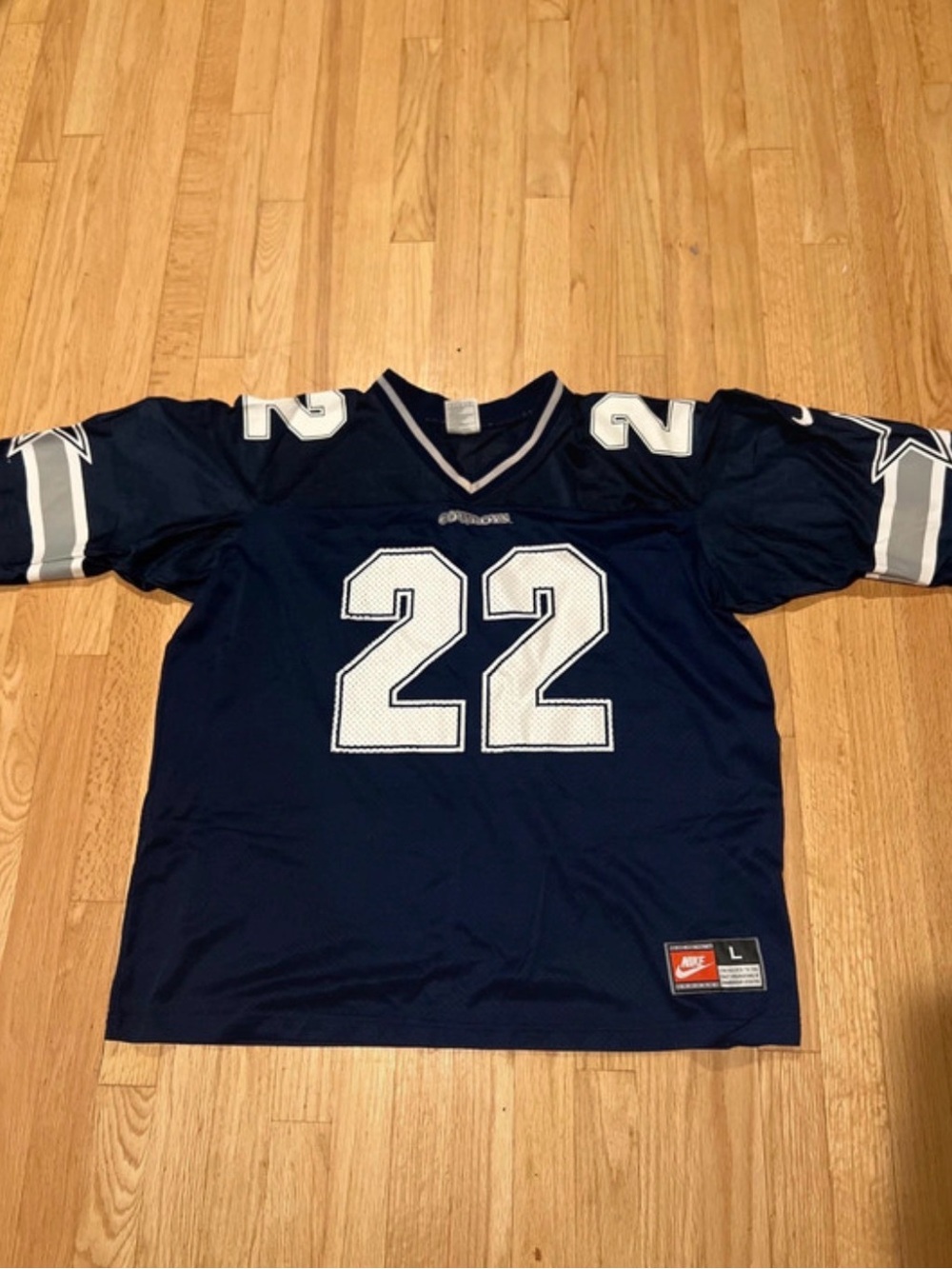 Vintage 90s Dallas Cowboys Emmitt Smith #22 Jersey Large